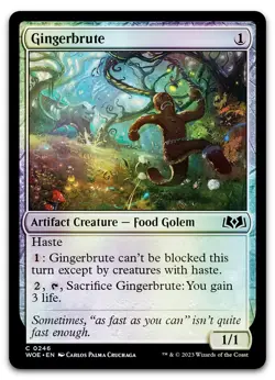 Gingerbrute #246 (Foil) (NM) Wilds of Eldraine WOE Magic MTG - Image 1