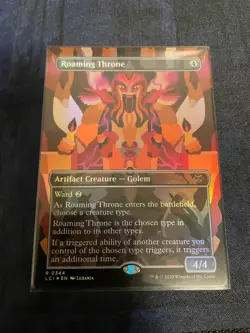 Roaming Throne (Borderless) - The Lost Caverns of Ixalan (LCI)NM Foil - Image 1