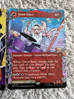 Parallel Lives & Gwen Stacy BORDERLESS Marvel SPIDERMAN MTG NM NEW LOT - Image 3
