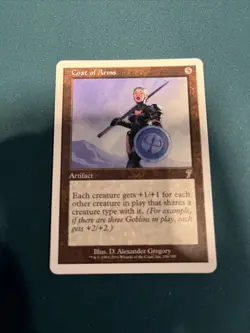 MTG FOIL Coat Of Arms 7th Edition NM Near Mint - Image 1