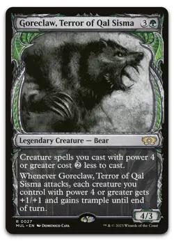Goreclaw, Terror of Qal Sisma #27 (NM) March of the Machine MUL Magic MTG - Image 1
