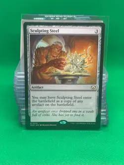 MTG - SCULPTING STEEL - March of the Machine Com (R) - Image 1