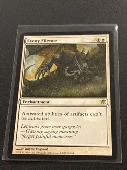 Innistrad Stony Silence MTG Magic the Gathering NM - Image 1
