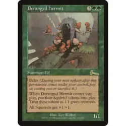 Mtg DERANGED HERMIT Urza's Legacy * Reserve List * NM/EX NICE!!! - Image 1