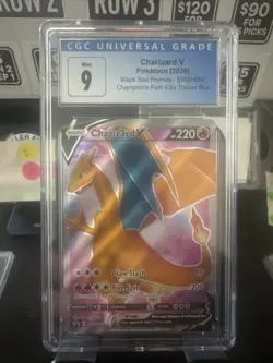 CGC 9 Charizard V 2020 Black Star Promos SWSH050 Pokemon Card - Image 1