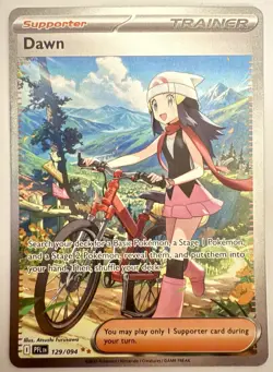 Pokemon TCG Dawn 129 SIR Full Art Trainer EN Phantasmal Flames NM/Single - Image 1