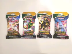 Pokemon Evolving Skies Sleeved Booster Pack Complete Full Art Set - Image 1