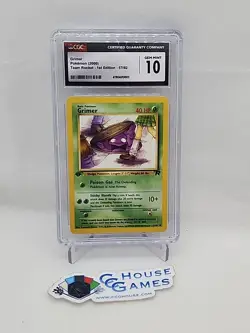 Grimer 57/82 1st Edition CGC 10 Pokemon Team Rocket 2000 WOTC *CCGHouse* - Image 1