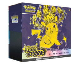 3X Scarlet & Violet Surging Sparks Pokemon Center Elite Trainer Box SEALED - Image 5