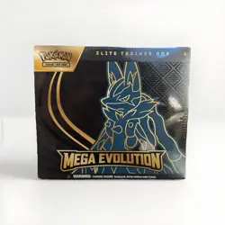 Pokemon TCG Mega Evolution Lucario Elite Trainer Box ETB - Image 1