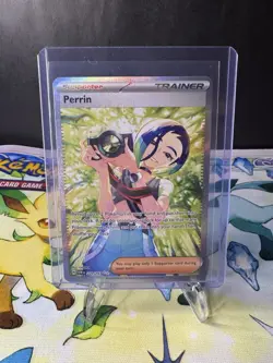 Pokemon TCG: Perrin 220/167 Twilight Masquerade Special Illustration Rare NM - Image 2