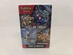 Pokemon TCG Stellar Crown Booster Bundle 6 x Booster Packs - New Damaged Box - Image 1