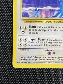 Pokemon Dragonair 22/130 Base Set 2 Rare NM - Image 5