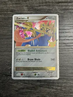Pokemon Celebrations: Classic Collection Zacian Lv. X Black Star Promo SWSH135 - Image 1