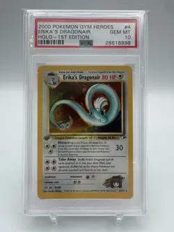 2000 POKEMON GYM HEROESERIKA'S DRAGONAIR HOLO - 1ST EDITION - Image 1
