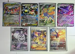 Pokemon TCG Acerola’s Mischief - Zacian - Latios - Houndstone Full Art Lot -more - Image 1