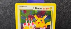 2000 POKEMON PROMO BLACK STAR #24 BIRTHDAY ________'s PIKACHU-HOLO (LP-MP) - Image 2