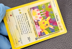 2000 POKEMON PROMO BLACK STAR #24 BIRTHDAY ________'s PIKACHU-HOLO (LP-MP) - Image 5