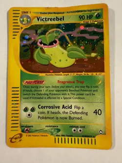 Pokemon TCG - Victreebel H30/H32 Aquapolis (Holo) (Heavily Played) *DAMAGED* - Image 1
