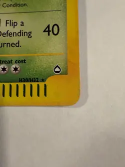 Pokemon TCG - Victreebel H30/H32 Aquapolis (Holo) (Heavily Played) *DAMAGED* - Image 3