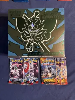 Pokemon TCG Scarlet & Violet Twilight Masquerade ETB + 7 Packs Read Description! - Image 1