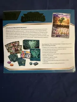 Pokemon TCG Scarlet & Violet Twilight Masquerade ETB + 7 Packs Read Description! - Image 4