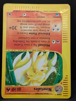 Ninetales 021/165 Expedition Base Set Holo Rare Pokemon TCG Nintendo MP+ - Image 4