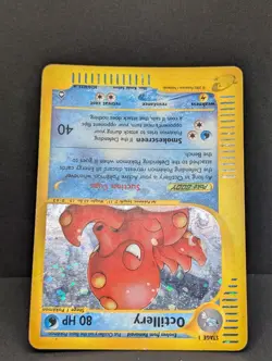 Octillery Pokemon TCG Expedition Base Set Holo Ultra Rare Nintendo e-reader MP+ - Image 4
