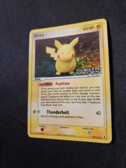 Pokemon Ditto (Pikachu) EX Delta Species Reverse Holo 39/113 Stamped LP See Pics - Image 5