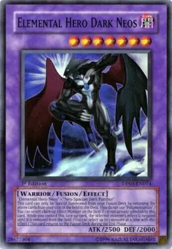 YUGIOH Elemental HERO Dark Neos DP03-EN014 1st edition Super Rare NM - Image 1
