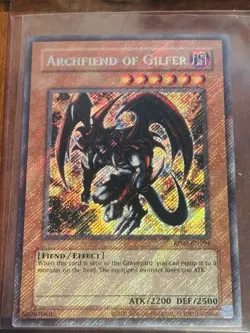 Yu-Gi-Oh! Archfiend of Gilfer RP02-EN094 Secret Rare Foil NM - Image 1