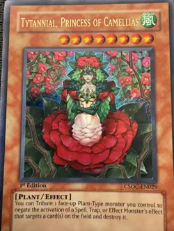 Tytannial, Princess of Camellias CSOC-EN029 1st Edition Ultra Rare (UR) Yu-Gi-Oh - Image 4