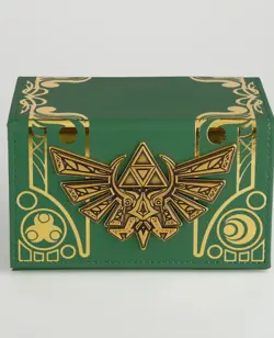 Goddess Bow Dicewinder Deck Box Legend Of Zelda Green Mana Moon Yugioh - Image 2