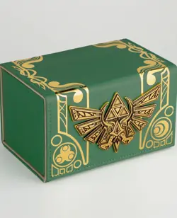 Goddess Bow Dicewinder Deck Box Legend Of Zelda Green Mana Moon Yugioh - Image 3