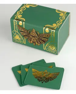 Goddess Bow Dicewinder Deck Box Legend Of Zelda Green Mana Moon Yugioh - Image 5