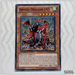 Armed Dragon LV5 - SDDL-EN019 - Common 1st Edition Yugioh - Image 1