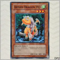 Armed Dragon LV3 - DP2-EN010 - Common Unlimited Yugioh - Image 1