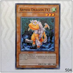 Armed Dragon LV3 - DP2-EN010 - Common Unlimited Yugioh - Image 1