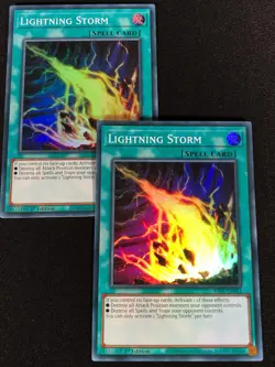 Yugioh Lightning Storm RA01-EN061 1st Super x2 (NM) - Image 1