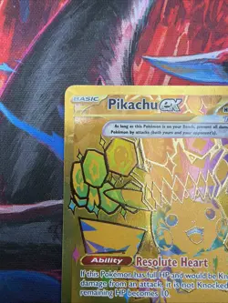 Pikachu EX Prismatic Evolutions Holo Hyper Rare Card 179/131 Near Mint Condition - Image 2