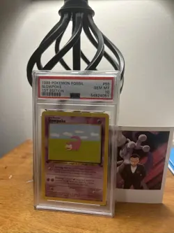 Slowpoke PSA 10 Fossil 1st Edition Pokemon Card #55 Gem Mint - Image 2