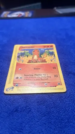 Pokemon TCG Charmander Card 98/165 Expedition Base Set, Regular Common, 2002 - Image 1