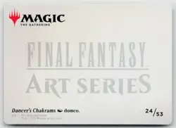 MTG Final Fantasy Art Series Dancer's Chakrams x1 NM Art Card - Image 2