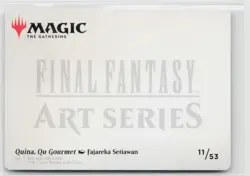MTG Final Fantasy Art Series Quina, Qu Gourmet x1 NM Art Card - Image 2