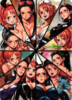 NAMI ONE PIECE Holographic Custom Art Goddess Story Anime Collectible Card - Image 2