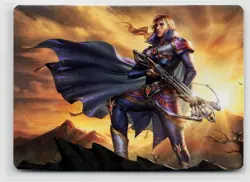 MTG Final Fantasy Art Series Edgar, Master Machinist x1 NM Art Card - Image 1