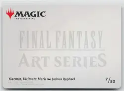 MTG Final Fantasy Art Series Yiazmat, Ultimate Mark x1 NM Art Card - Image 2