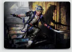 MTG Final Fantasy Art Series Locke Cole x1 NM Art Card - Image 1