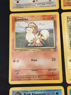 Vintage WOTC 1999 Pokemon Card Lot Base set LP-HP Pikachu, Eevee 151 - Image 5