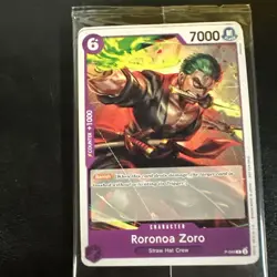 Roronoa Zoro P-045 P - OP06 Pre-Release Promo One Piece Card Game (non-foil) X1 - Image 1